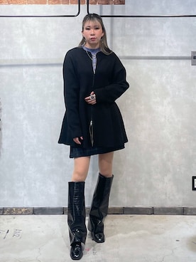 megu46miさん（レディース・162cm）の冬コーディネート