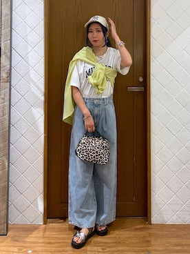 megu46miさん（レディース・162cm）の夏コーディネート