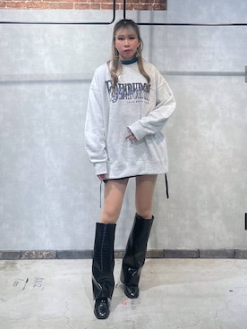 megu46miさん（レディース・162cm）の冬コーディネート