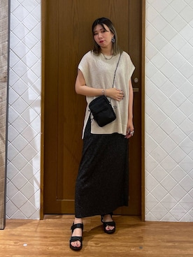 megu46miさん（レディース・162cm）の夏コーディネート