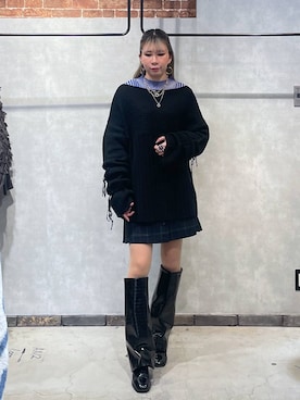 megu46miさん（レディース・162cm）の冬コーディネート