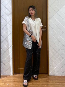 megu46miさん（レディース・162cm）の夏コーディネート