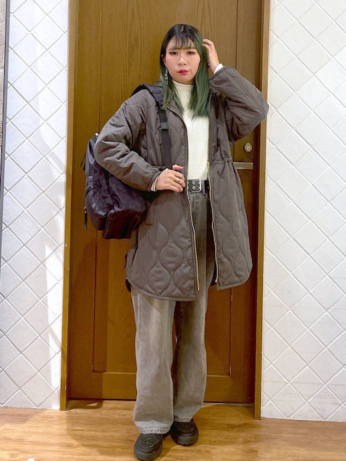 セール】ウツクシルエットライトウォームキルトコート/115513（その他