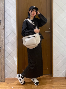 「アイテム（ブルゾン）」を使った、megu46miさん（レディース・162cm・20代）の春コーディネート