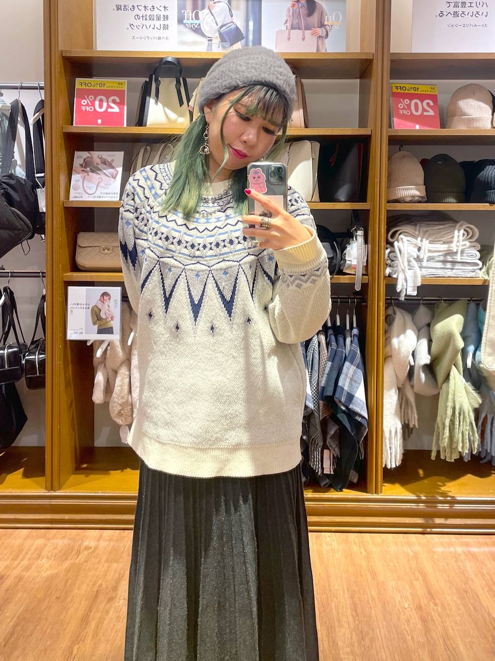 GLOBAL WORK（グローバルワーク）の「モールニット柄/116376