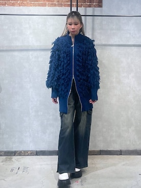 megu46miさん（レディース・162cm）の冬コーディネート