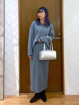 「アイテム（ワンピース/ドレス）」を使った、megu46miさん（レディース・162cm・20代）の秋コーディネート