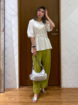 megu46miさん(レディース・162cm)の夏コーディネート