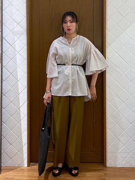 megu46miさん（レディース・162cm）の夏コーディネート