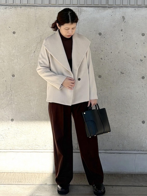 プレミアムカシミヤ ショートコート【25AW】（ステンカラーコート
