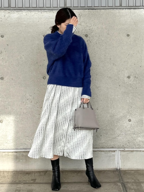 ROPE' / ロペ フォックスラクーンクルーネックニット フォックスラクーンクルーネックニット | ロペ(ROPE') | マルイ
