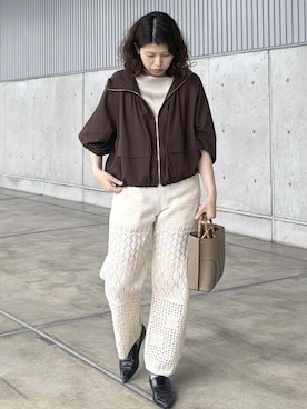 「Coohem（コーヘン）のアイテム」を使った、Mさん（レディース・161cm）の春コーディネート