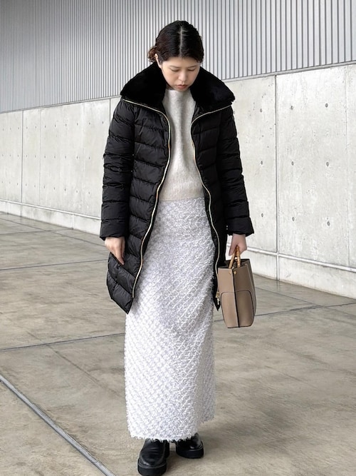 フォックスカシミヤニットプルオーバー/イージーケア・アンサンブル