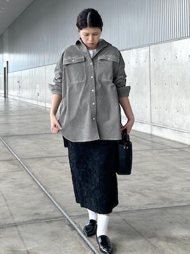 「デートコーデ」｜Mさん（レディース・161cm・40代）の秋コーディネート