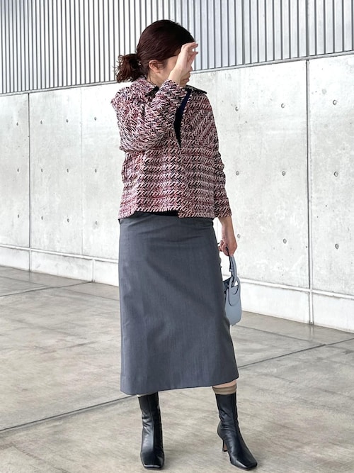 セール】ウールモヘヤタイトスカート/セットアップ対応（スカート