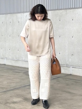 「ROPE'（ロペ）のアイテム」を使った、Mさん（レディース・161cm）の春コーディネート