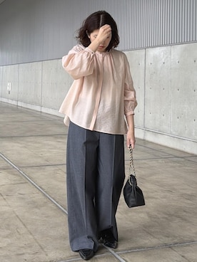 「ROPE'（ロペ）のアイテム」を使った、Mさん（レディース・161cm）の冬コーディネート