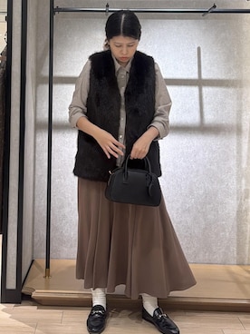 Mさん（レディース・161cm）の秋コーディネート