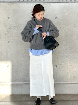 Mさん（レディース・161cm）の冬コーディネート