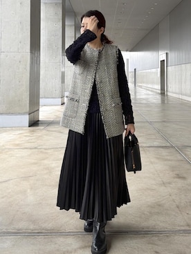 「E'POR（エポール）のアイテム」を使った、Mさん（レディース・161cm）の冬コーディネート