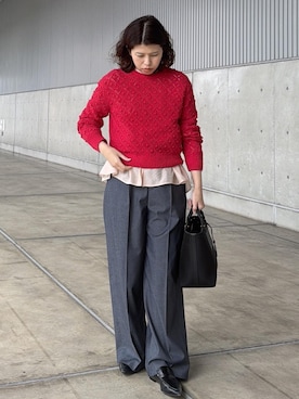 Mさん（レディース・161cm）の冬コーディネート