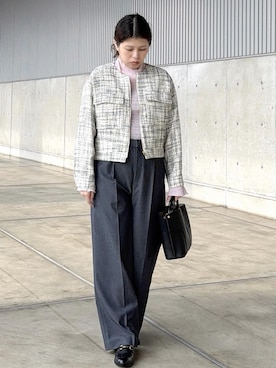 「E'POR（エポール）のアイテム」を使った、Mさん（レディース・161cm）の冬コーディネート