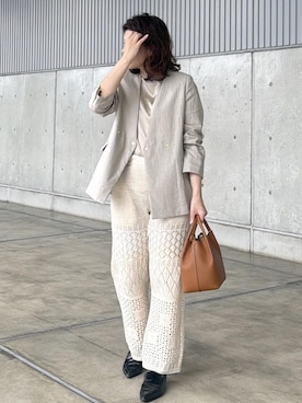 「ROPE'（ロペ）のアイテム」を使った、Mさん（レディース・161cm）の春コーディネート