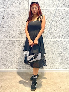 adidas（アディダス）の「adidas アディダス W 3ST MIDI SKIRT
