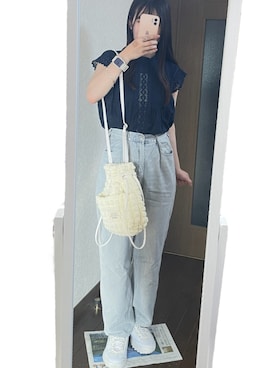 「FILA（フィラ）のアイテム（シューズ）」を使った、shiro*さん（レディース・157cm）の夏コーディネート