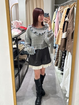 Ishimoto Airi さん(レディース・156cm)の春コーディネート