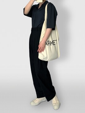 「oversize」｜e5therさん（レディース・163cm）の夏コーディネート