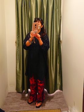 「Desigual（デシグアル）のアイテム（パンツ）」を使った、sakokyojurouさん（レディース・161cm）の夏コーディネート