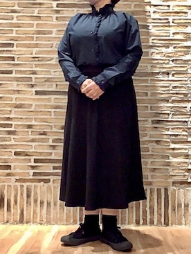 「アイテム（ビジネスシャツ）」を使った、BRICK HOUSE by Tokyo Shirts 大高イオンモール店さん（レディース・148cm）の夏コーディネート