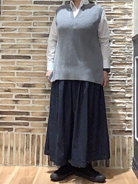 BRICK HOUSE by Tokyo Shirts 大高イオンモール店さん（レディース・148cm）の秋コーディネート