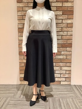 BRICK HOUSE シャツ工房 京都イオンモール店さん（レディース・158cm）の冬コーディネート