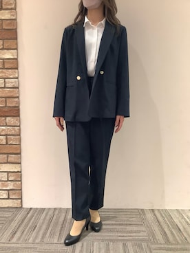 BRICK HOUSE シャツ工房 京都イオンモール店さん（レディース・162cm）の冬コーディネート