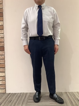 「BRICK HOUSE by TOKYO SHIRT」｜BRICK HOUSE シャツ工房 京都イオンモール店さん（メンズ・169cm）の春コーディネート