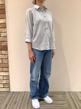 BRICK HOUSE シャツ工房 京都イオンモール店さん（レディース・162cm）の夏コーディネート