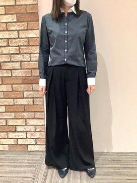 BRICK HOUSE シャツ工房 京都イオンモール店さん(レディース・160cm)の秋コーディネート
