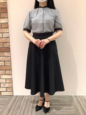「オフィス」｜BRICK HOUSE シャツ工房 京都イオンモール店さん（レディース・158cm）の春コーディネート