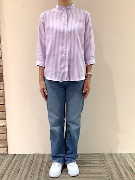 BRICK HOUSE シャツ工房 京都イオンモール店さん（レディース・162cm）の夏コーディネート