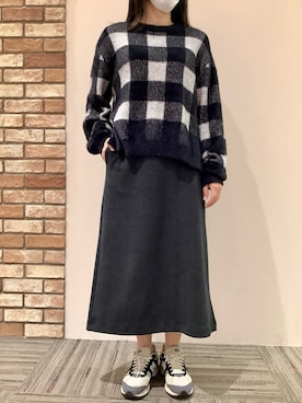 BRICK HOUSE シャツ工房 京都イオンモール店さん（レディース・167cm）の冬コーディネート