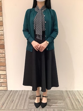 「オフィス」｜「アイテム（トップス）」を使った、BRICK HOUSE シャツ工房 京都イオンモール店さん（レディース・158cm）の夏コーディネート