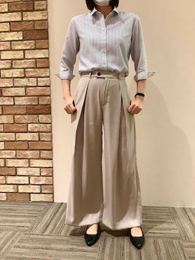 BRICK HOUSE シャツ工房 京都イオンモール店さん（レディース・160cm）の夏コーディネート