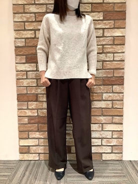 BRICK HOUSE シャツ工房 京都イオンモール店さん(レディース・160cm)の秋コーディネート
