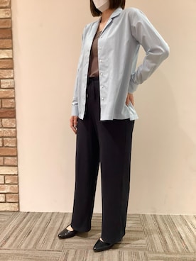 BRICK HOUSE シャツ工房 京都イオンモール店さん（レディース・160cm）の夏コーディネート