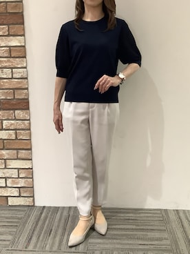 BRICK HOUSE シャツ工房 京都イオンモール店さん（レディース・162cm）の夏コーディネート