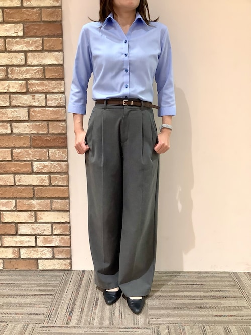 フォーマル ブラウス シャツ 超形態安定ノーアイロン スキッパー 7分袖ビジネスワイシャツ レディース BRICK HOUSE by TOKYO SHIRT フォーマル ブラウス シャツ 形態