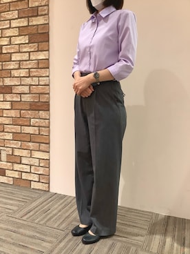 BRICK HOUSE シャツ工房 京都イオンモール店さん（レディース・160cm）の夏コーディネート