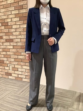 BRICK HOUSE シャツ工房 京都イオンモール店さん(レディース・160cm)の春コーディネート